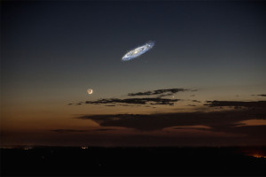 Księżyc i Andromeda